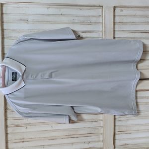 Ben Hogan golf/polo shirt . Grey, black and white. Sz Lg